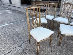 Set Of Italian Louis XVI Style Dining Chairs - 4436702
