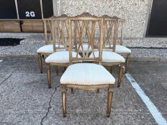 Set Of Italian Louis XVI Style Dining Chairs - 4436728