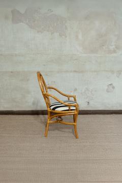 Set Of Six Bamboo Chairs 1970s - 4564801