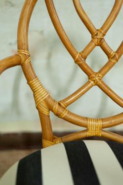 Set Of Six Bamboo Chairs 1970s - 4564806