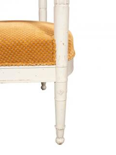 Set Of Six Consulate Style Painted Armchairs - 4144322