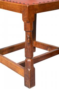 Set Of Six Mouseman Carved Oak Dining Chairs - 4643375