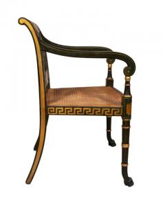 Set Of Six Regency Painted Armchairs - 4143905