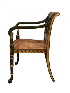 Set Of Six Regency Painted Armchairs - 4143936