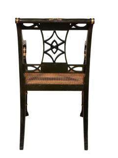 Set Of Six Regency Painted Armchairs - 4143939