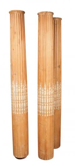 Set Of Three George III Style Pine Columns - 4141059