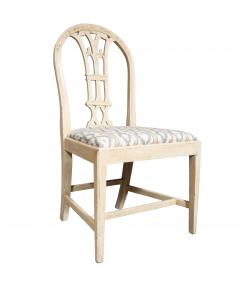 Set Of Twelve Neoclassic Style White Painted Dining Chairs - 4506472