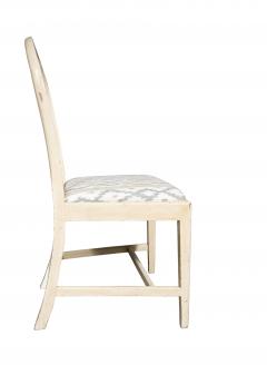 Set Of Twelve Neoclassic Style White Painted Dining Chairs - 4506474