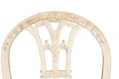 Set Of Twelve Neoclassic Style White Painted Dining Chairs - 4506478