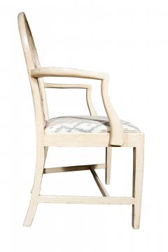 Set Of Twelve Neoclassic Style White Painted Dining Chairs - 4506567