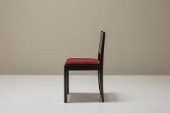 Set Of Two The Hague School Side Chairs In Mahogany Netherlands 1930s - 3497431