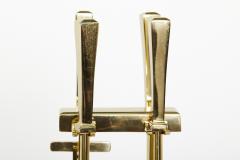 Set Solid Brass Fire Tool Stand - 2543535