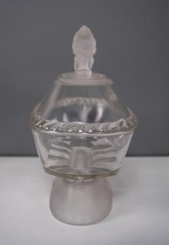Set c1880 Gillinder Sons Frosted Lion Glass Dishes Philadelphia - 2242987