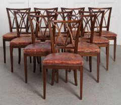 Set of 10 19th Century English Mahogany Dining Chairs - 619292