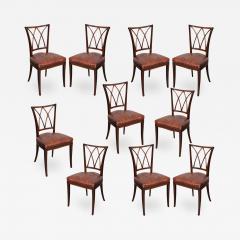 Set of 10 19th Century English Mahogany Dining Chairs - 620142