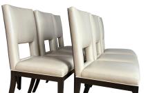 Set of 10 Christian Liaigre Style Leather Chairs - 4813192