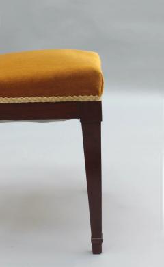 Set of 10 Fine French Art Deco Mahogany Dining Chairs - 3305647
