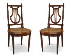 Set of 10 French Louis XVI Lyre Side Chair - 4628581