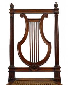 Set of 10 French Louis XVI Lyre Side Chair - 4628586