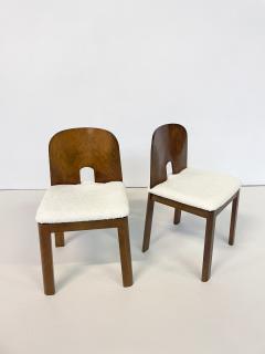 Set of 10 Italian Mid Century Boucle Dining Chairs - 2992809