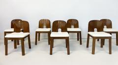 Set of 10 Italian Mid Century Boucle Dining Chairs - 2992810