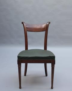 Set of 11 Fine French 1940s Mahogany Dining Chairs - 4601985