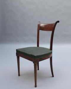 Set of 11 Fine French 1940s Mahogany Dining Chairs - 4601986