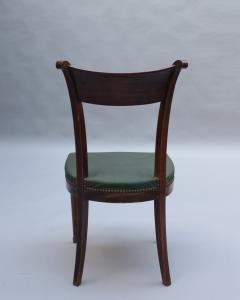 Set of 11 Fine French 1940s Mahogany Dining Chairs - 4601989