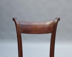 Set of 11 Fine French 1940s Mahogany Dining Chairs - 4601990