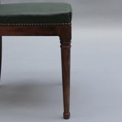 Set of 11 Fine French 1940s Mahogany Dining Chairs - 4646031