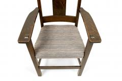 Set of 12 American Mission Oak Dining Arm Chairs - 1418059