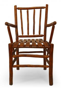 Set of 12 American Rustic Old Hickory Chairs - 4630569