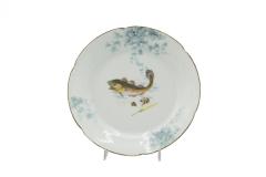 Set of 12 Austrian Porcelain Plates with Fish - 4661029