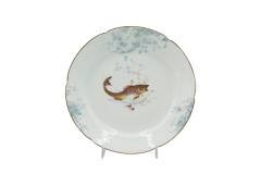 Set of 12 Austrian Porcelain Plates with Fish - 4661030