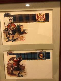 Set of 12 Custom Finely Framed Scottish Postcards Vintage Catherine Reiss Inc - 2934411