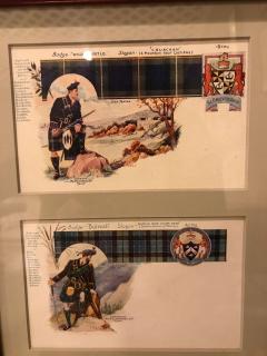 Set of 12 Custom Finely Framed Scottish Postcards Vintage Catherine Reiss Inc - 2934412