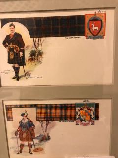 Set of 12 Custom Finely Framed Scottish Postcards Vintage Catherine Reiss Inc - 2934415