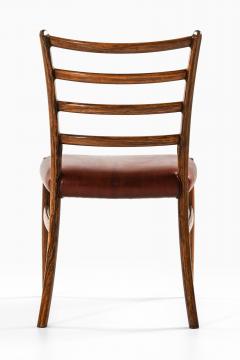 Set of 12 Dining Chairs in Rosewood and Leather 1960s - 4399649