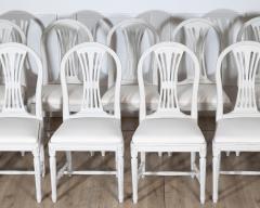 Set of 12 Early 20th Century Swedish Gustavian Style Dining Chairs - 4246257