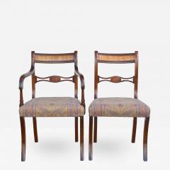 Set of 12 English Regency Dining Chairs - 1807746