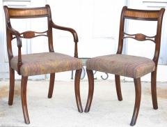 Set of 12 English Regency Dining Chairs - 3993797