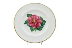 Set of 12 English Victorian Floral Worcester Plates - 4664130