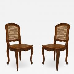 Set of 12 French Louis XV Walnut Side Chairs - 1421760