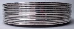 Set of 12 Italian Modern Silver 12 Inch Dinner Plates - 4537268