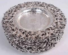 Set of 12 Shreve Crump Low Fancy Victorian Bread Butter Plates - 4135332