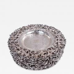 Set of 12 Shreve Crump Low Fancy Victorian Bread Butter Plates - 4135443