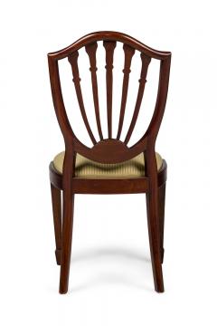 Set of 16 English Adam Style Open Back Side Chairs with Upholstered Cushion - 4631421