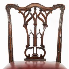 Set of 16 Victorian mahogany dining chairs in the Chippendale style - 826787