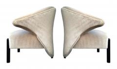 Set of 2 Calla Lily Chairs in the Style of Saporiti - 69671