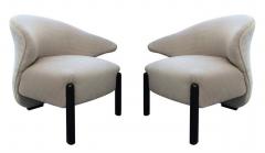 Set of 2 Calla Lily Chairs in the Style of Saporiti - 69673
